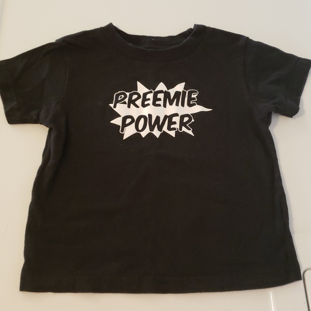 Preemie power tee